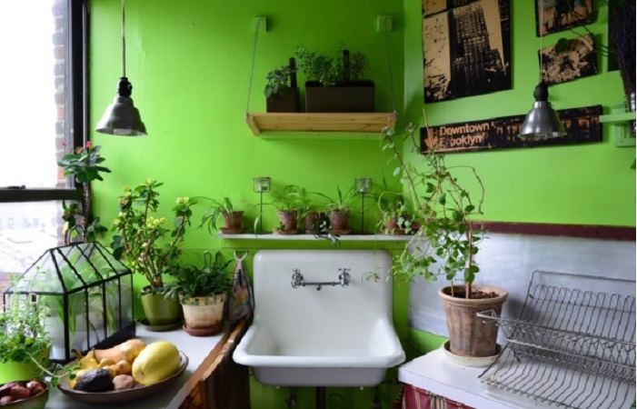 Những căn bếp xanh như đem cả thiên nhiên thu gọn trong căn nhà bạn