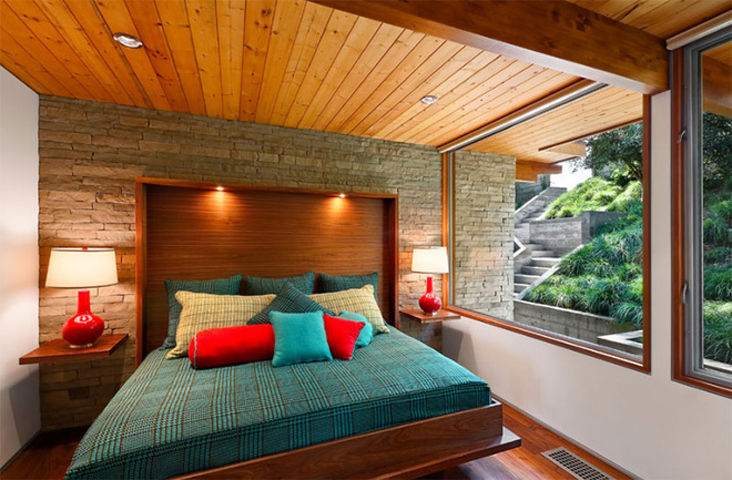 Thiết kế phòng ngủ theo phong cách Midcentury